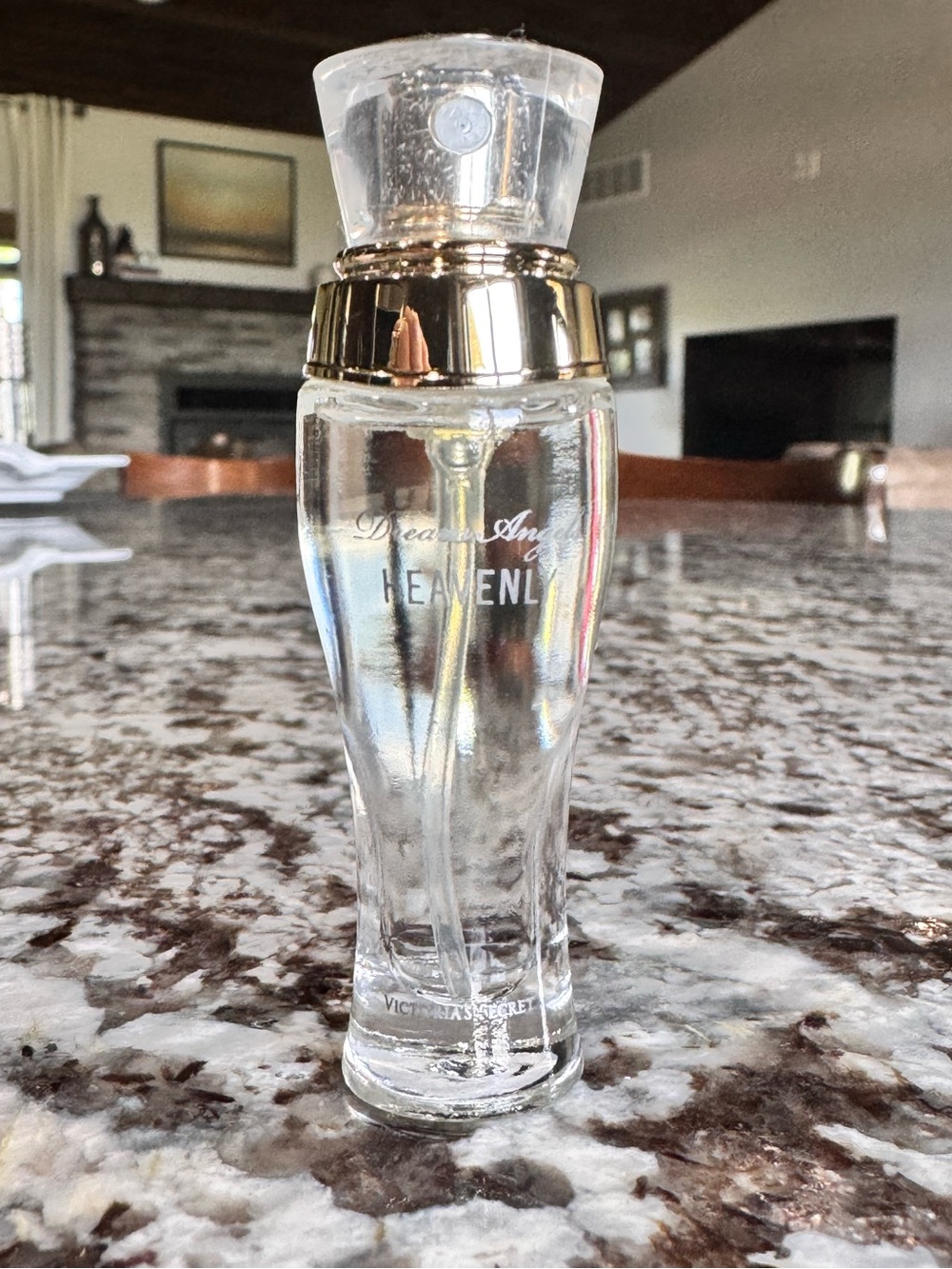 Victorias Secret Heavenly Perfume Spray - Clear Bottle with Gold Accents